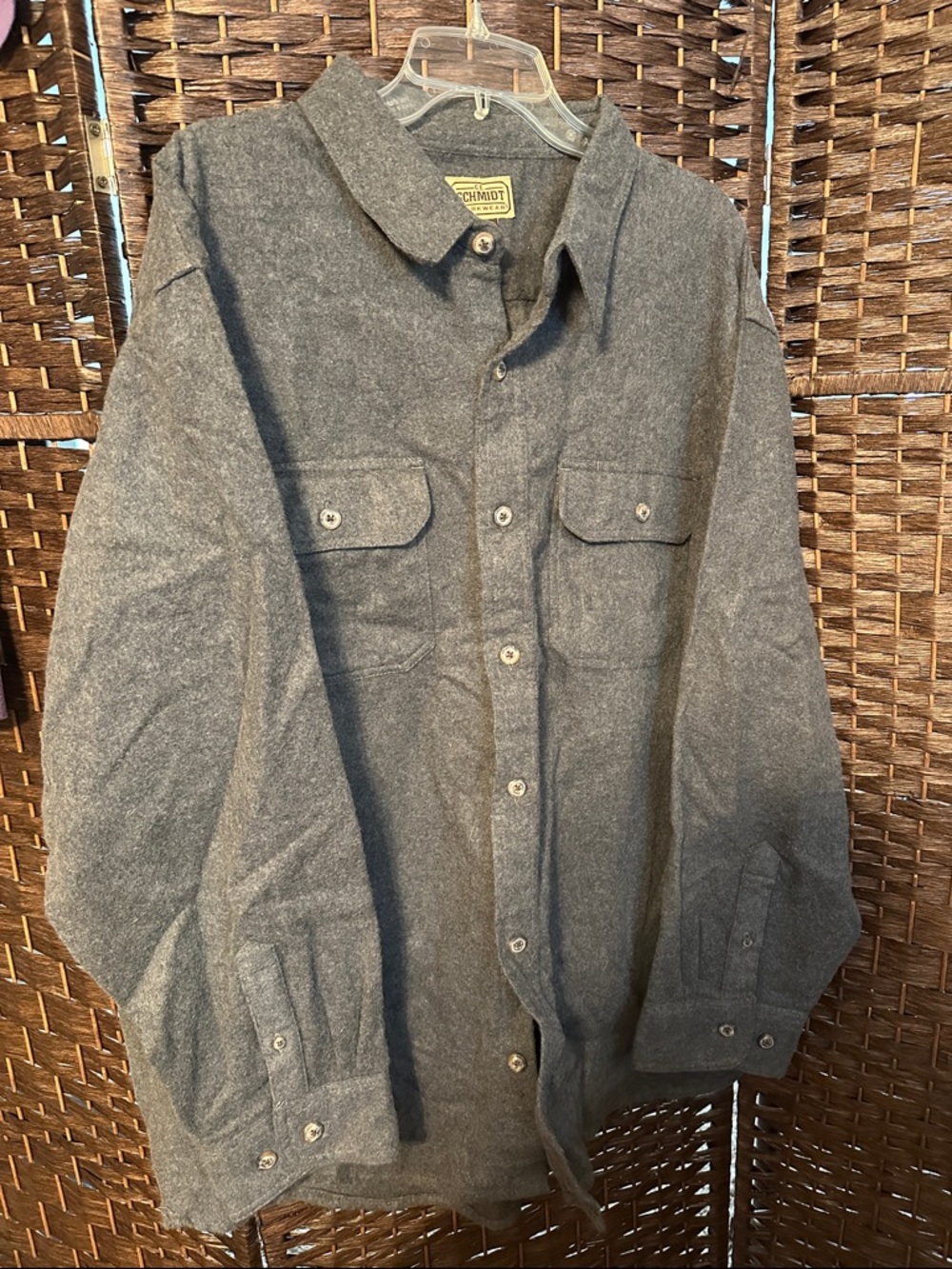 Men’s Schmidt Gray Lightweight Shirt Jacket